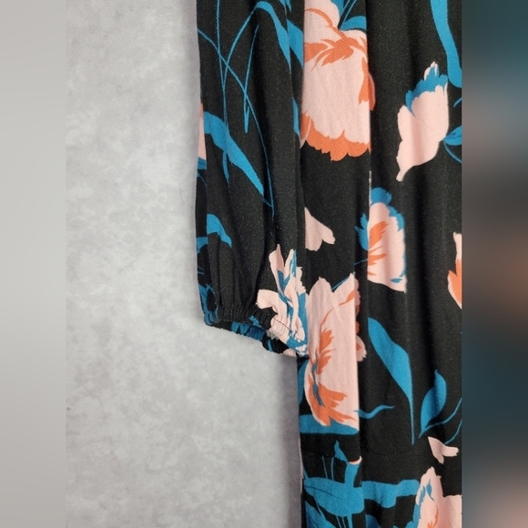 MAEVE by ANTHROPOLOGIE Ragondq Floral dress  Tunic in Black size 4 - Picture 13 of 14